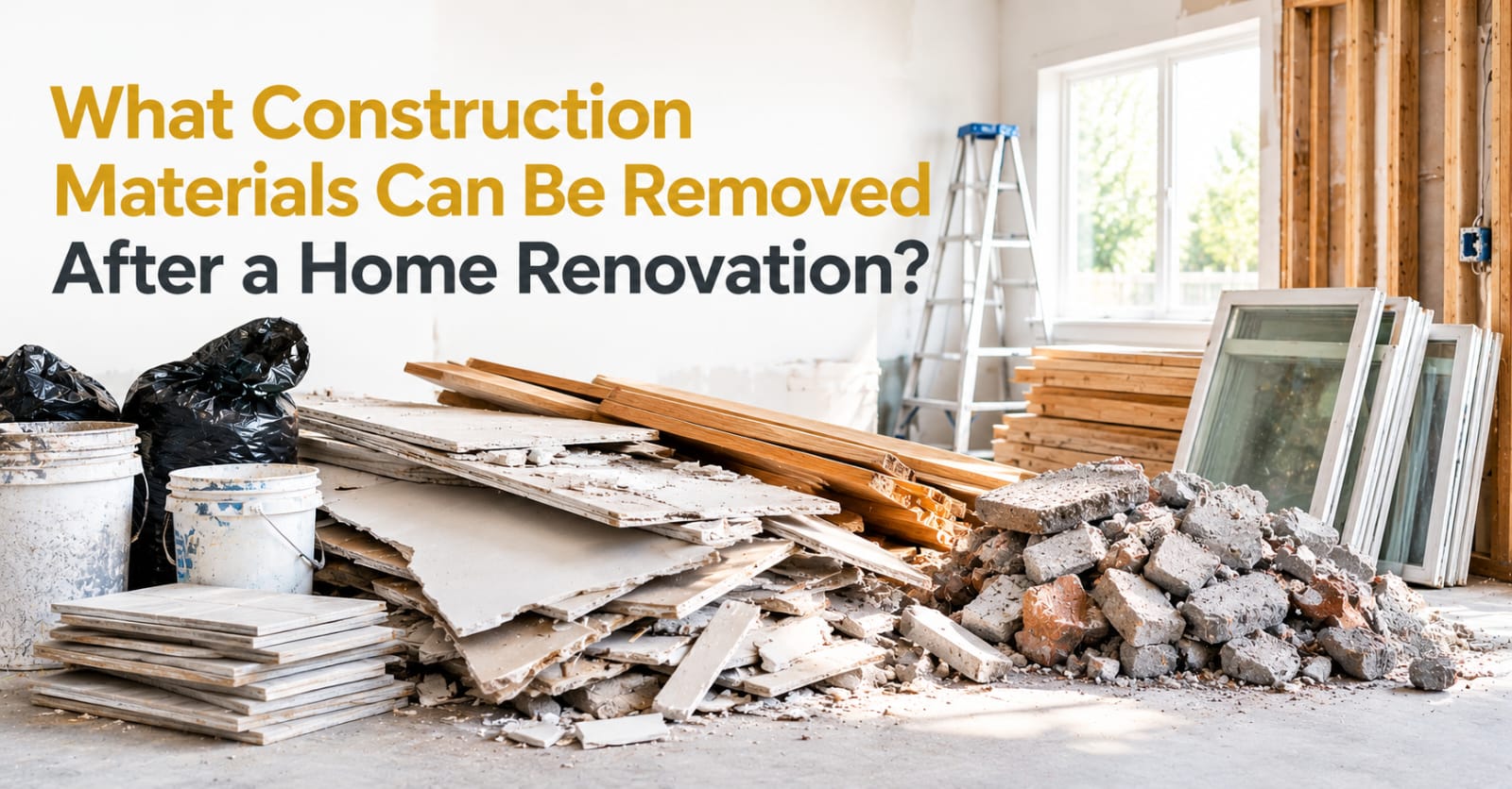What Construction Materials Can Be Removed After a Home Renovation