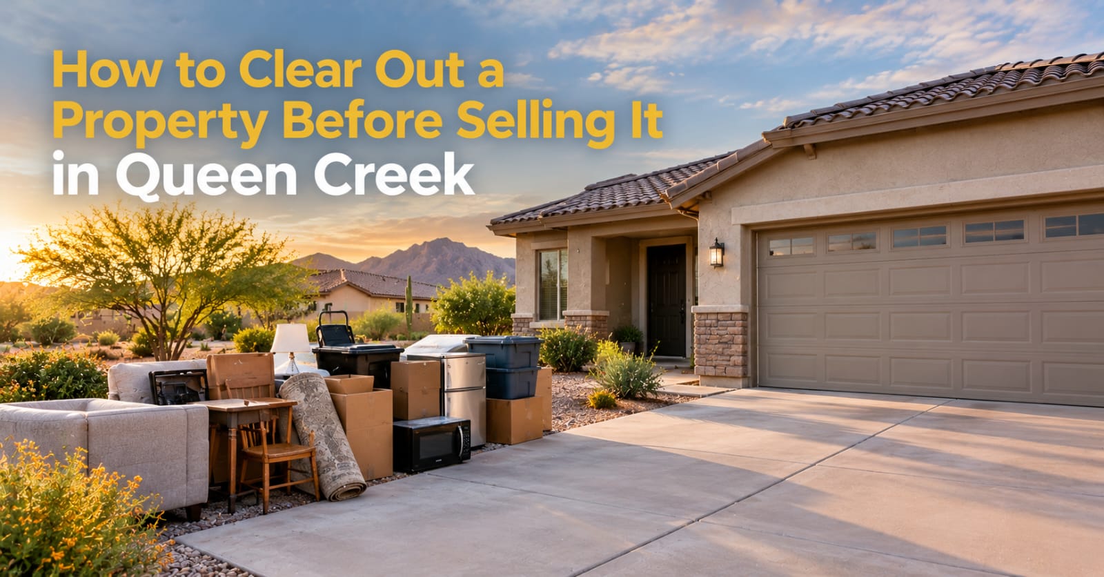 How to Clear Out a Property Before Selling It in Queen Creek