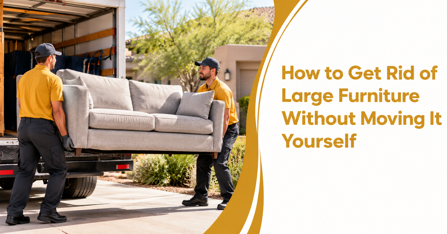 How to Get Rid of Large Furniture Without Moving It Yourself
